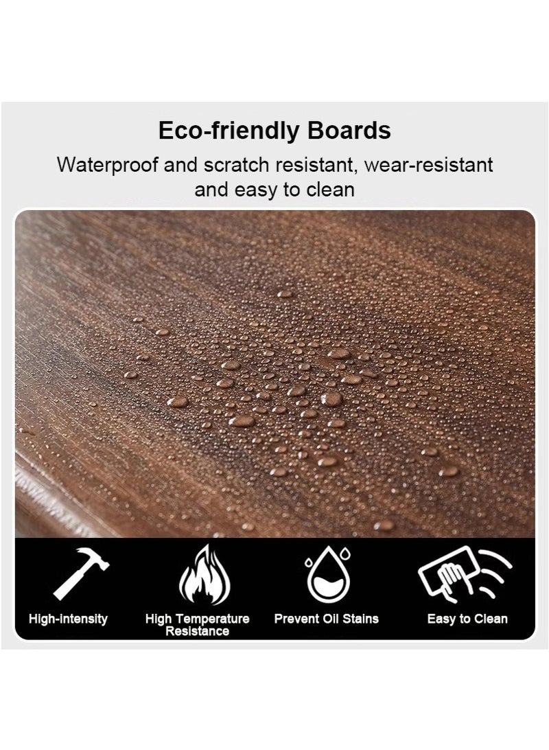 VUCATIN 120x60x45cm Luxury Wooden Living Room Coffee Table - Modern Faux Marble Texture Tea Table, Small Home Office Balcony Tea Desk, Nordic Ins Style Center Table  (White) - Image 4